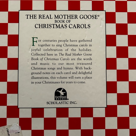 The Real Mother Goose Book of Christmas Carols by Laurence Schorsch (1994) - Picture 9 of 9